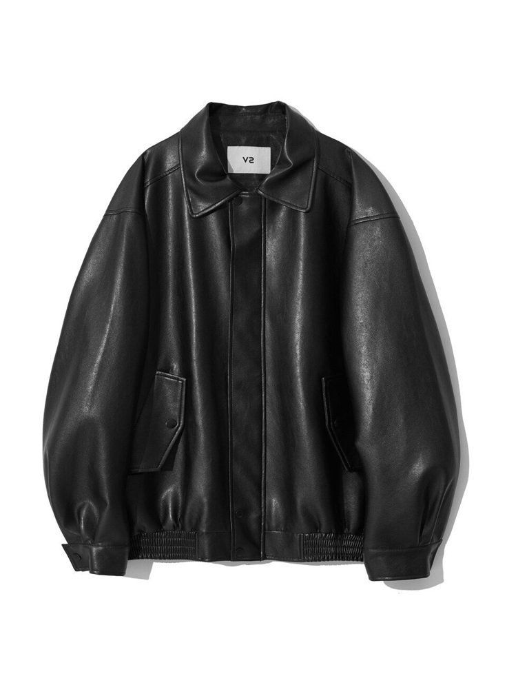 Chamarra de Cuero Sintético